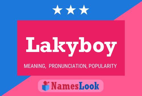 Lakyboy 名字海报