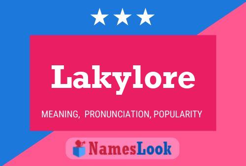 Lakylore 名字海报