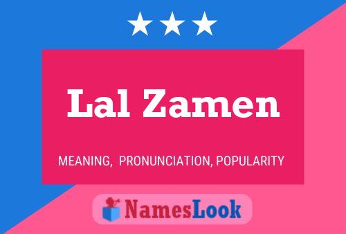 Lal Zamen 名字海报