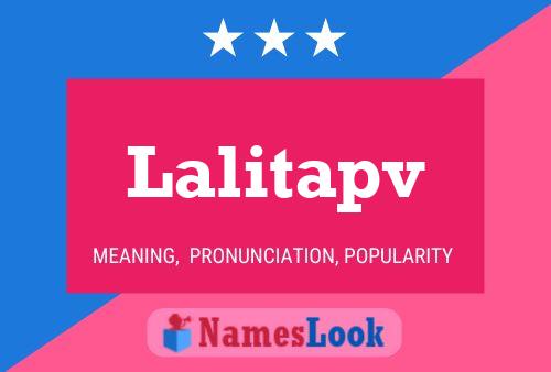 Lalitapv 名字海报