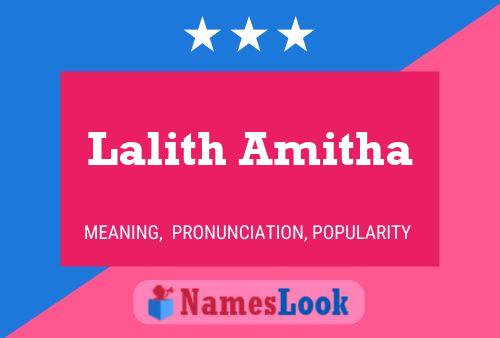 Lalith Amitha 名字海报