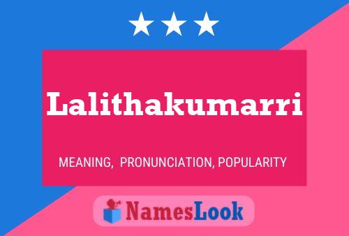 Lalithakumarri 名字海报