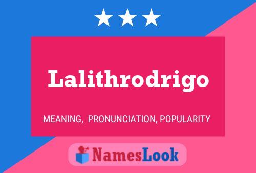 Lalithrodrigo 名字海报