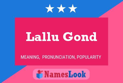 Lallu Gond 名字海报