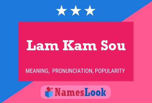 Lam Kam Sou 名字海报