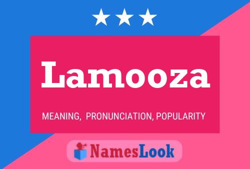 Lamooza 名字海报