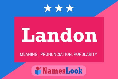 Landon 名字海报