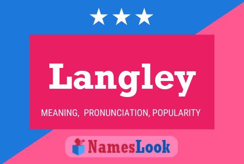 Langley 名字海报