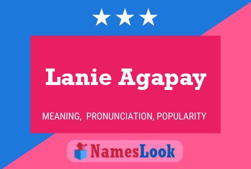 Lanie Agapay 名字海报