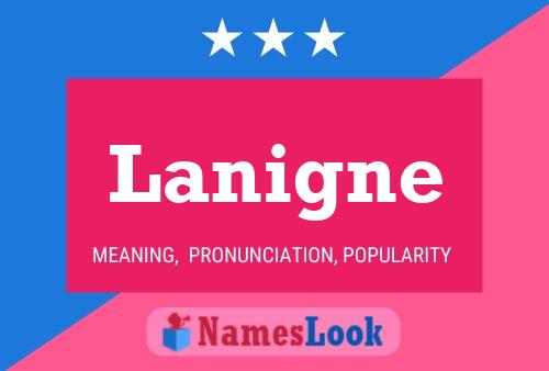 Lanigne 名字海报