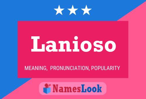 Lanioso 名字海报