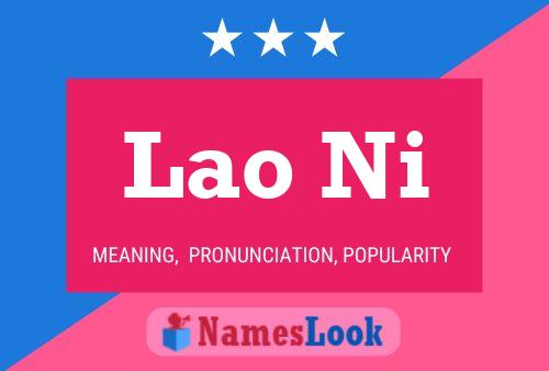 Lao Ni 名字海报