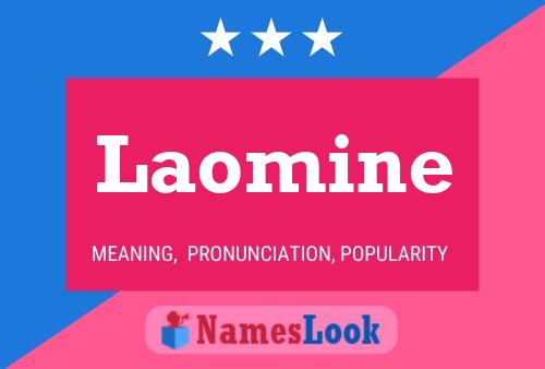 Laomine 名字海报