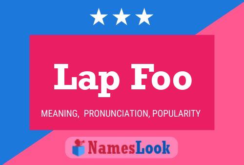 Lap Foo 名字海报