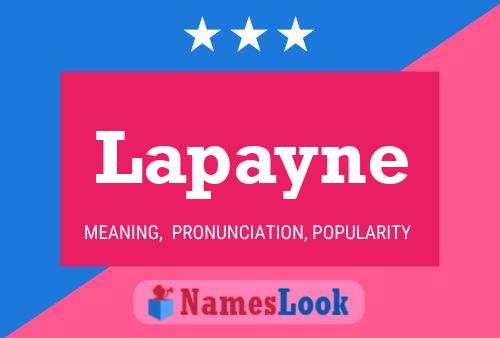 Lapayne 名字海报