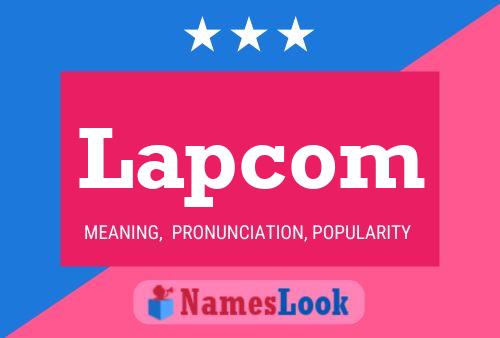 Lapcom 名字海报