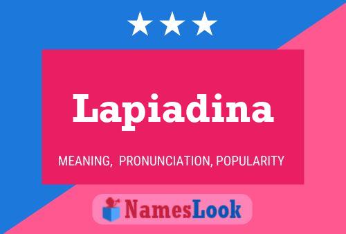 Lapiadina 名字海报