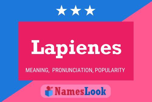 Lapienes 名字海报