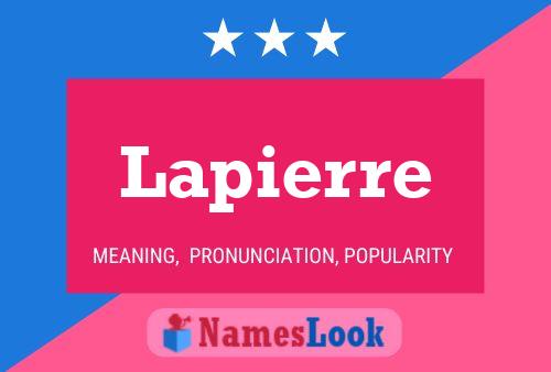 Lapierre 名字海报