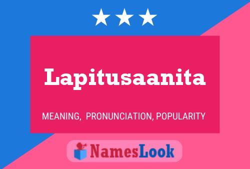 Lapitusaanita 名字海报