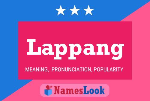 Lappang 名字海报