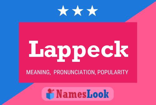 Lappeck 名字海报