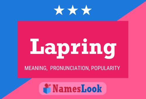 Lapring 名字海报