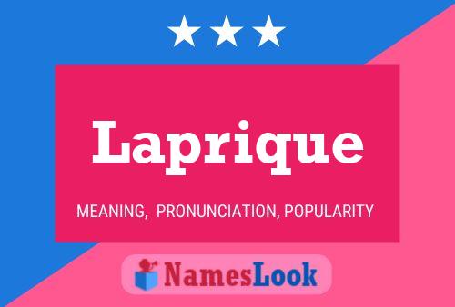 Laprique 名字海报