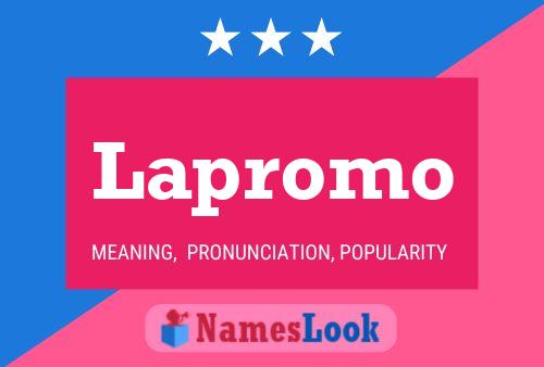 Lapromo 名字海报