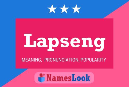 Lapseng 名字海报