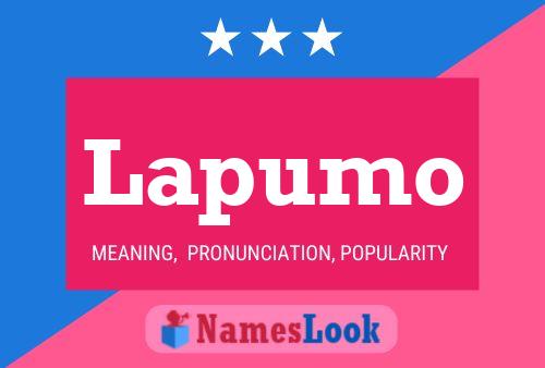 Lapumo 名字海报