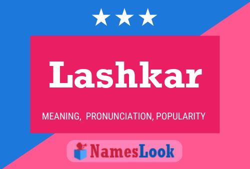 Lashkar 名字海报