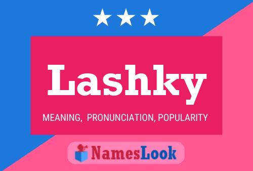 Lashky 名字海报