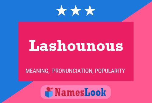 Lashounous 名字海报