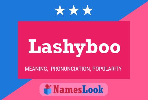 Lashyboo 名字海报