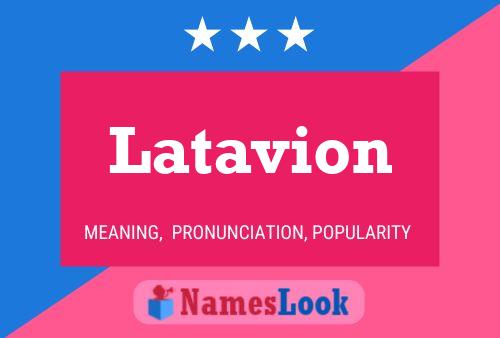 Latavion 名字海报