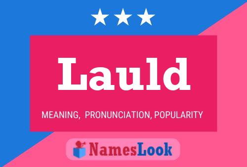 Lauld 名字海报