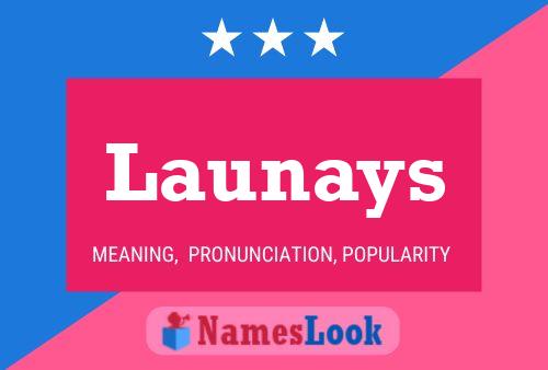 Launays 名字海报