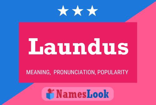 Laundus 名字海报