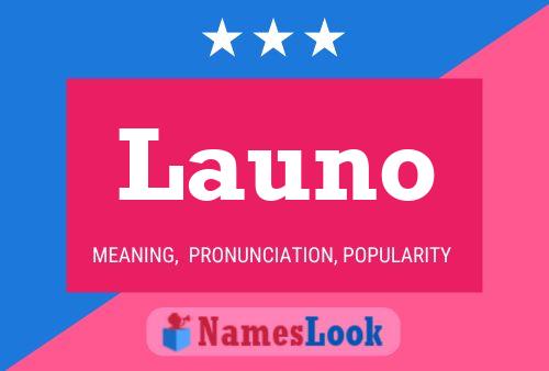 Launo 名字海报