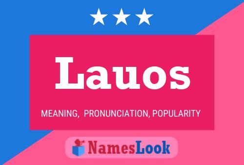 Lauos 名字海报