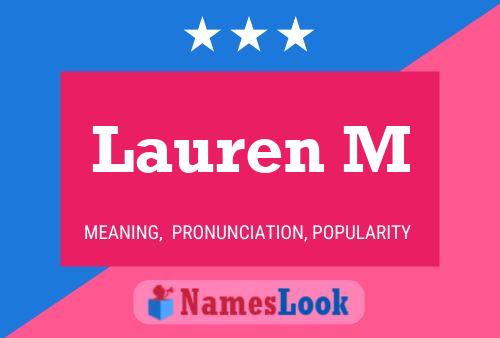 Lauren M 名字海报