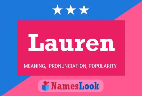 Lauren 名字海报