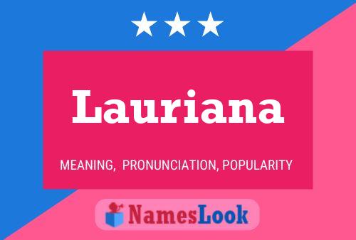 Lauriana 名字海报