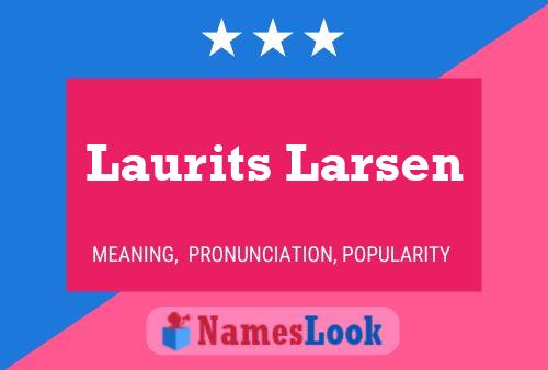 Laurits Larsen 名字海报