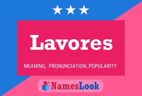 Lavores 名字海报