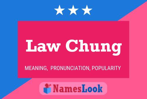 Law Chung 名字海报