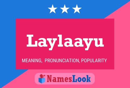 Laylaayu 名字海报