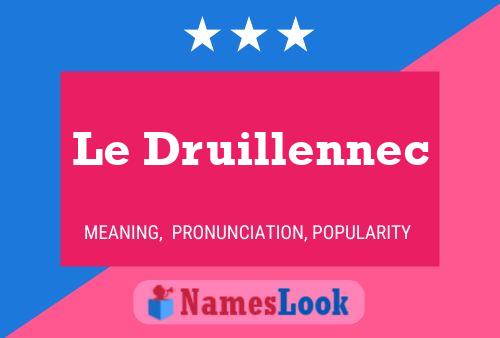 Le Druillennec 名字海报