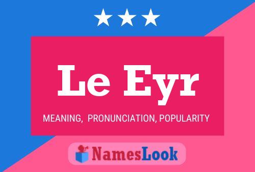 Le Eyr 名字海报